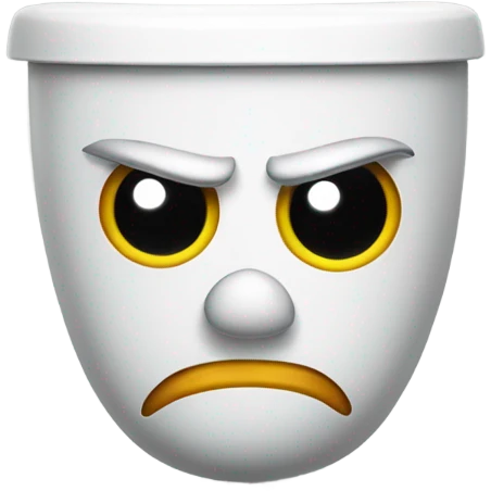 Mean toilet  emoji