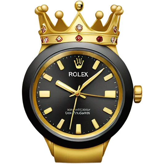 rolex with a king crown emoji