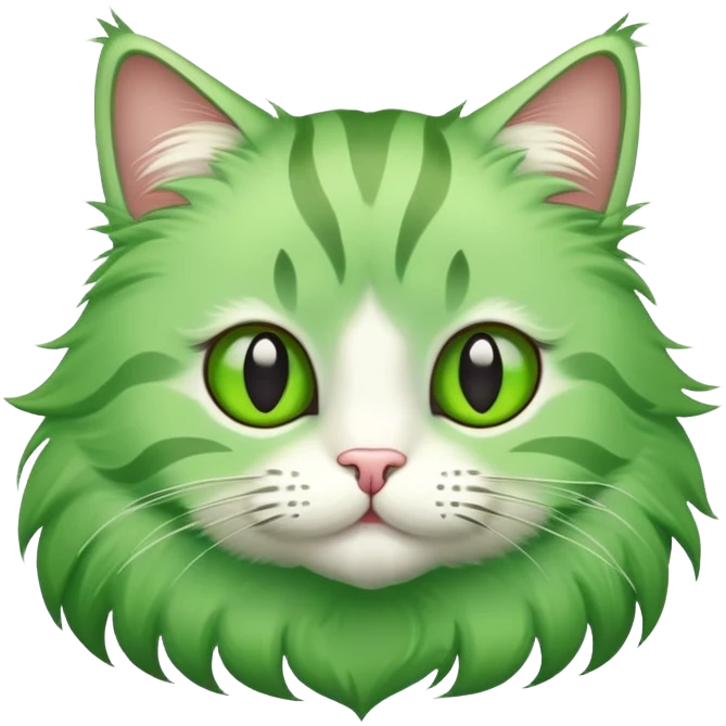 green cat emoji