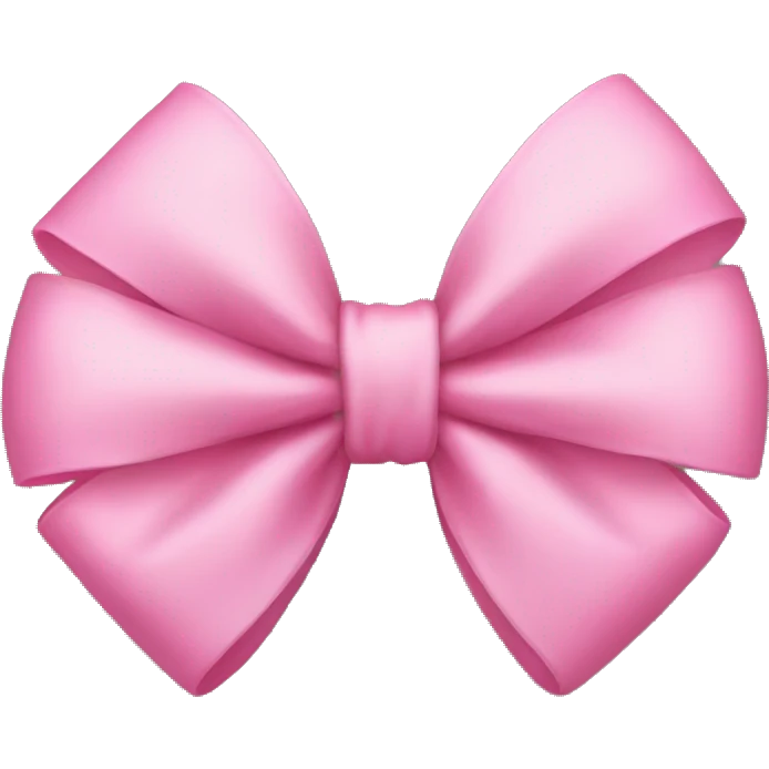 pink bow emoji