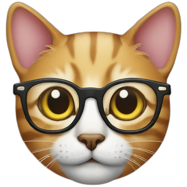 cat with glasses emoji