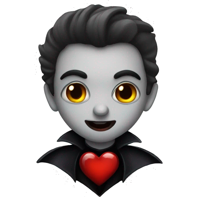 Gothic vampire heart  emoji