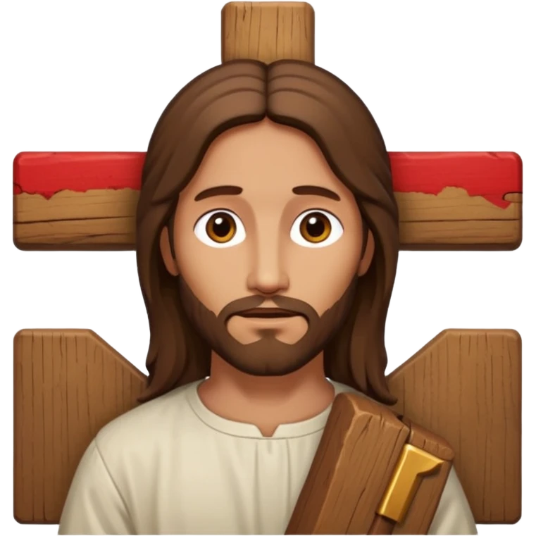 Jesus Christ on his cross  emoji