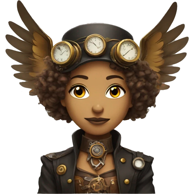 Steampunk angel  emoji