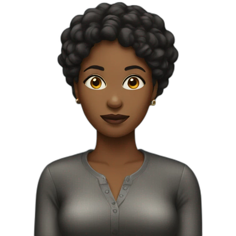 black woman emoji