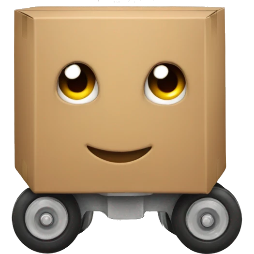 Box with wheels  emoji