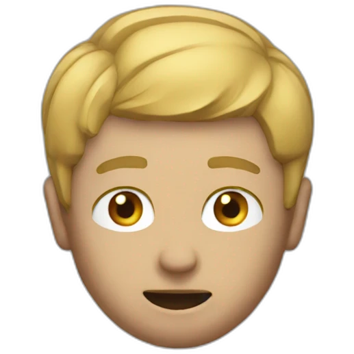 man giving wired reaction emoji