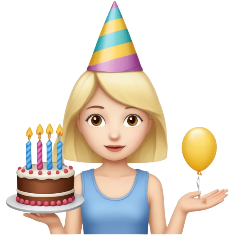 girl for birthday emoji