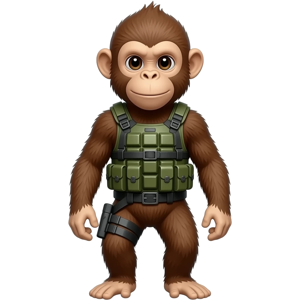Обезьяна с гранатой emoji