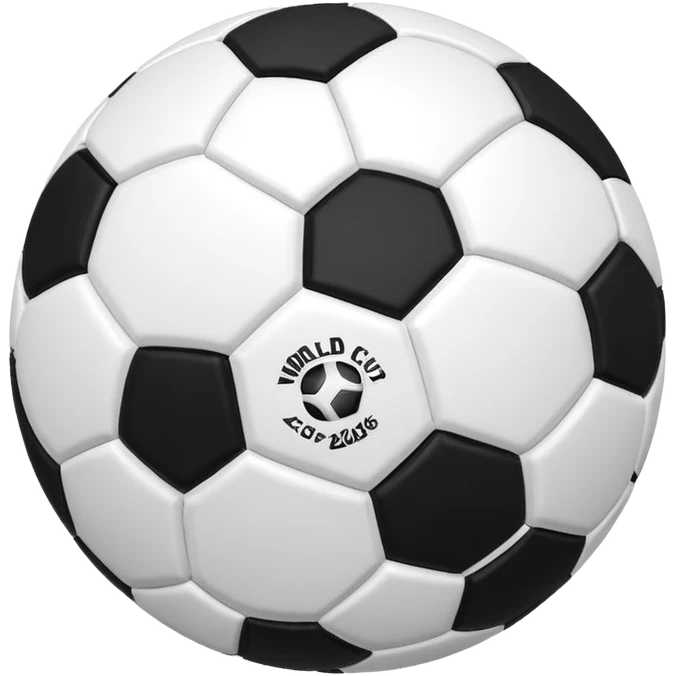 2026 world cup 3d football png emoji