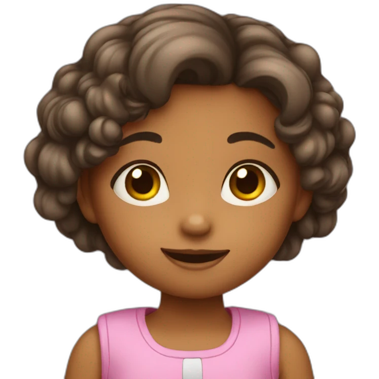 5 years old girl  emoji