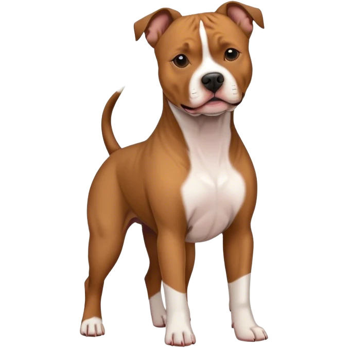 American Staffordshire Terrier Standing  emoji