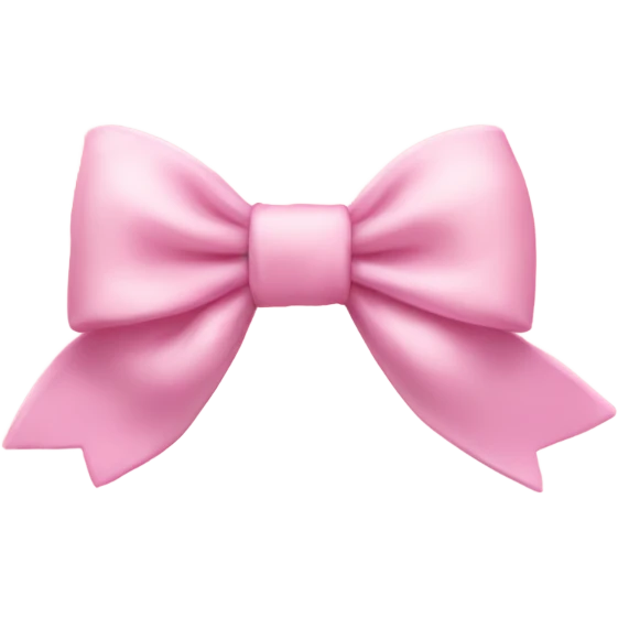 baby pink bow emoji