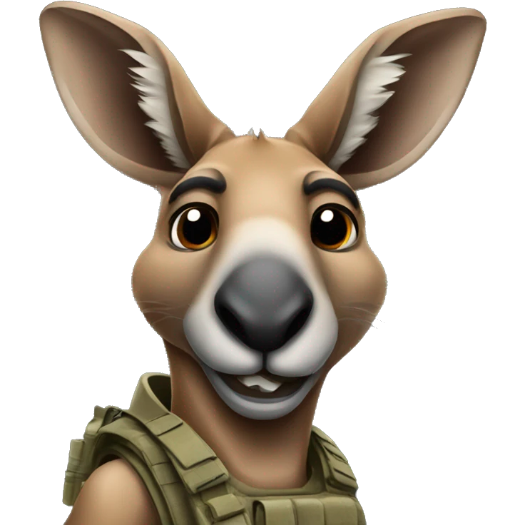 Tactical Kangaroo emoji