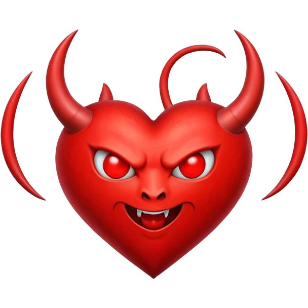 devil heart emoji