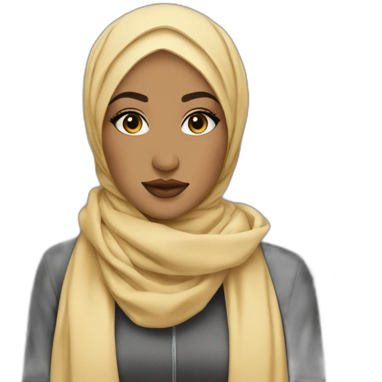 hijabi fashion designer fashionable outfit on fleek emoji