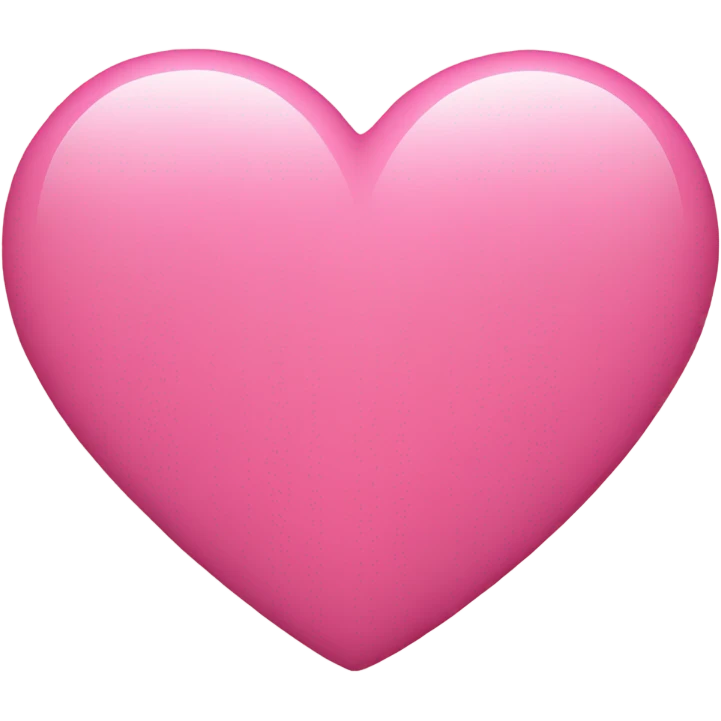 A pink heart, baby emoji