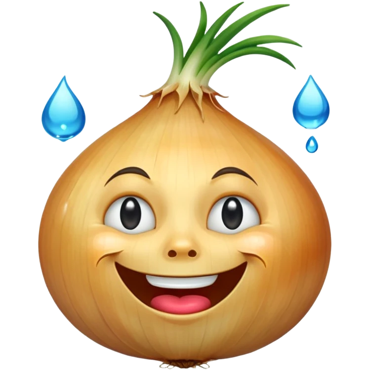 onion crying with laughter emoji