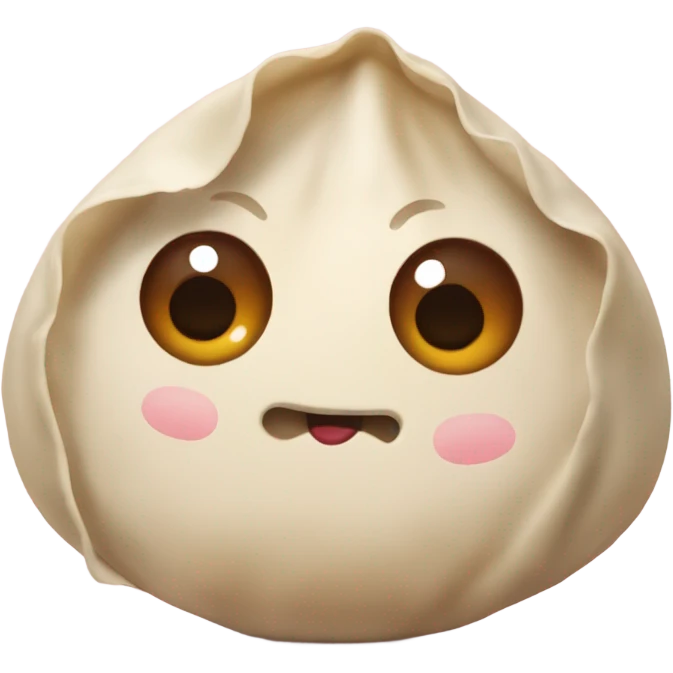 Dumpling with heart eyes emoji