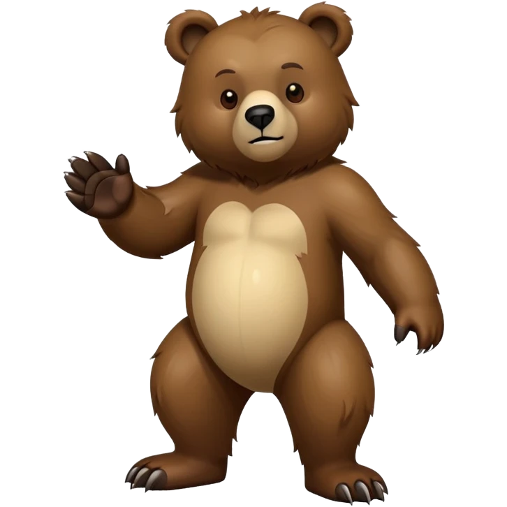 Bear on GS 1250 emoji