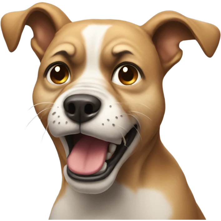 Angry dog emoji