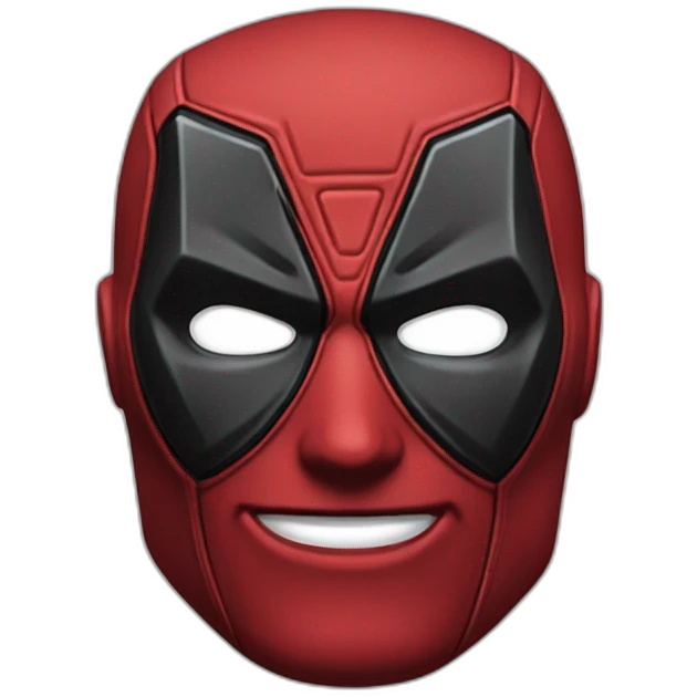 Deadpool con gorra emoji