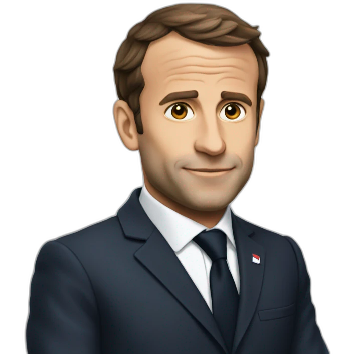 Macron fait dodo emoji