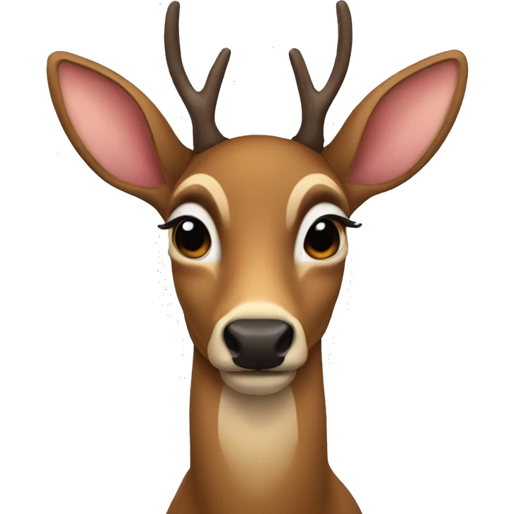 deer heart shaped eyes emoji