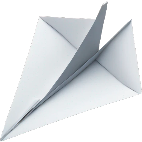 paper airplane made of rusted steel on the ground emoji