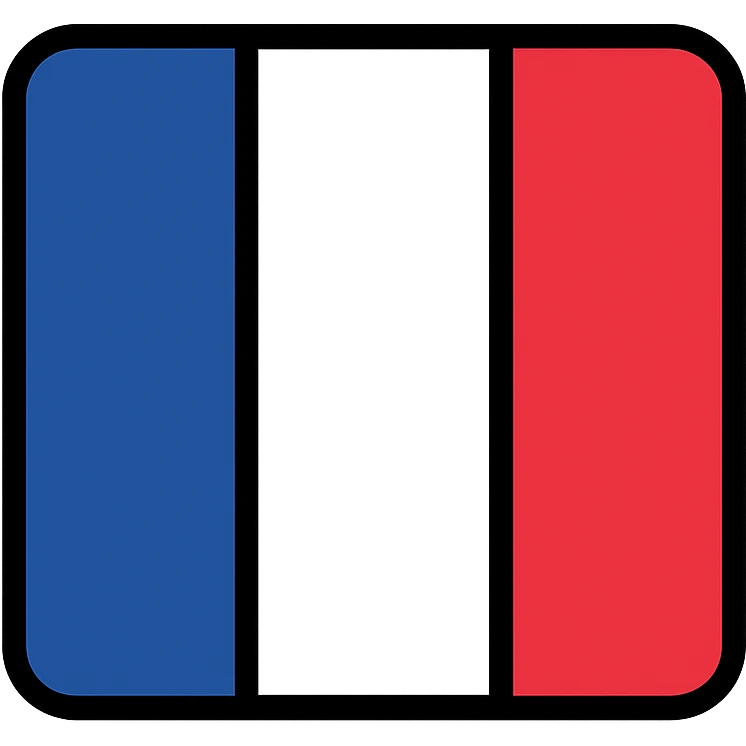 France national flag, classic look, no text emoji