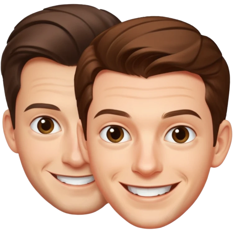 TOBY MAGUIRE AND ANDREW GARFIELD AND TOM HOLLAND emoji