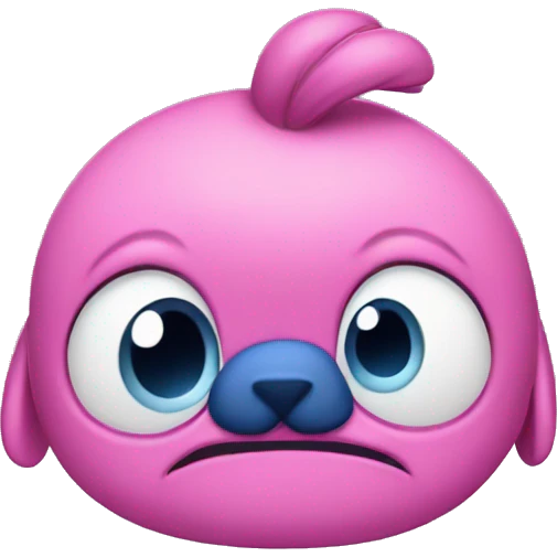 sad stitch coquette emoji