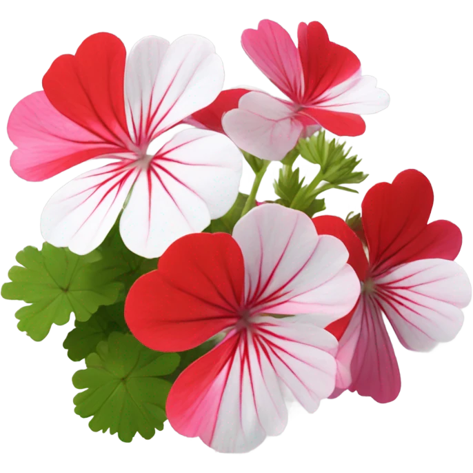 Geraniums flower  emoji