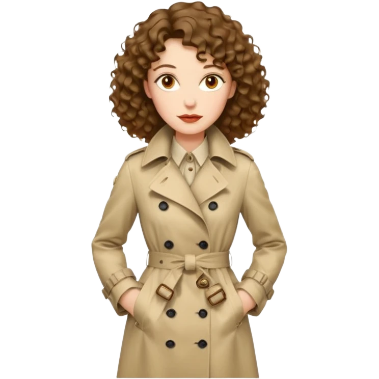 Dalgalı-kıvırcık arası saçlı, hafif perçemli; kehribar gözlü, küçük kalkık burunlu ve dolgun dudaklı. Oval yüzlü, çıkık elmacık kemikli. Omuzları geniş, beli ince, kalçası dolgun. Old money tarzında, trençkot ve kumaş pantolon seven, dikkat çekici bir kadın. emoji