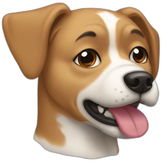chien qui pleure  emoji