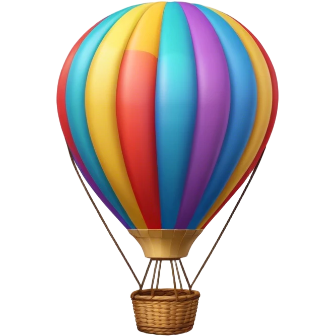 hot air balloon emoji