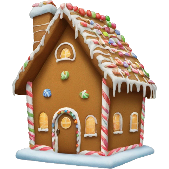 gingerbread house emoji