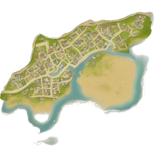 Outline of Nantucket Island, Massachusetts  emoji