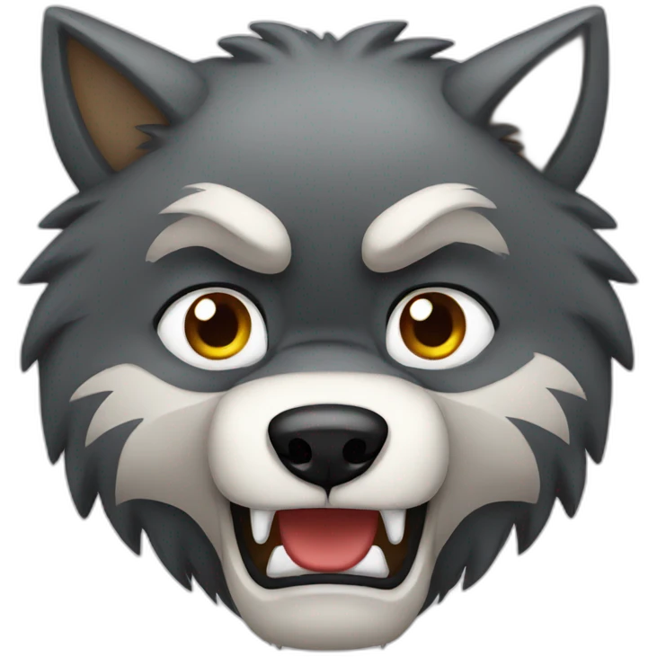 Angry Wolf emoji