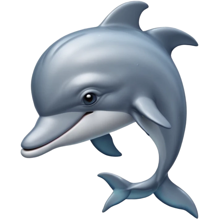 Sad dolphin emoji