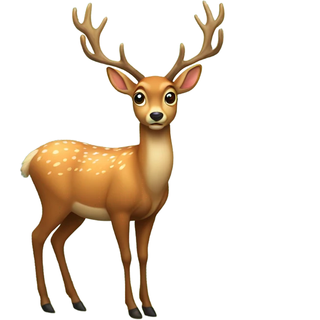 Hunting deer emoji
