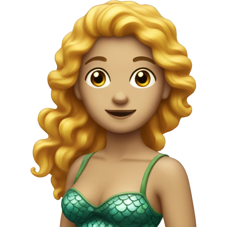 italian mermaid, very alive emoji