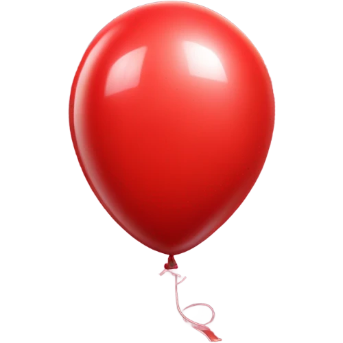 Red balloon emoji