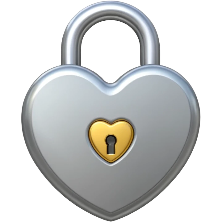 heart with a lock emoji
