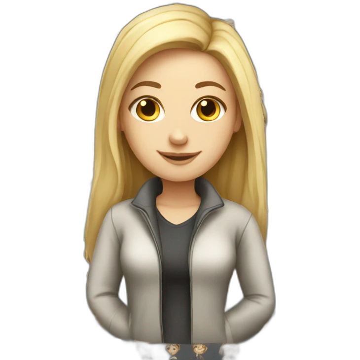 white girl software developer emoji