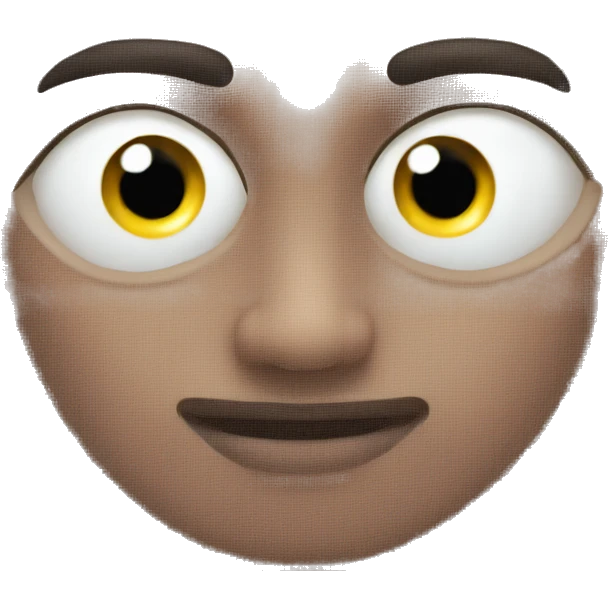 White star eyes face emoji