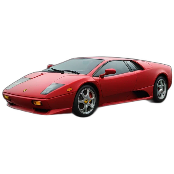 Lamborggini diablo rojo emoji