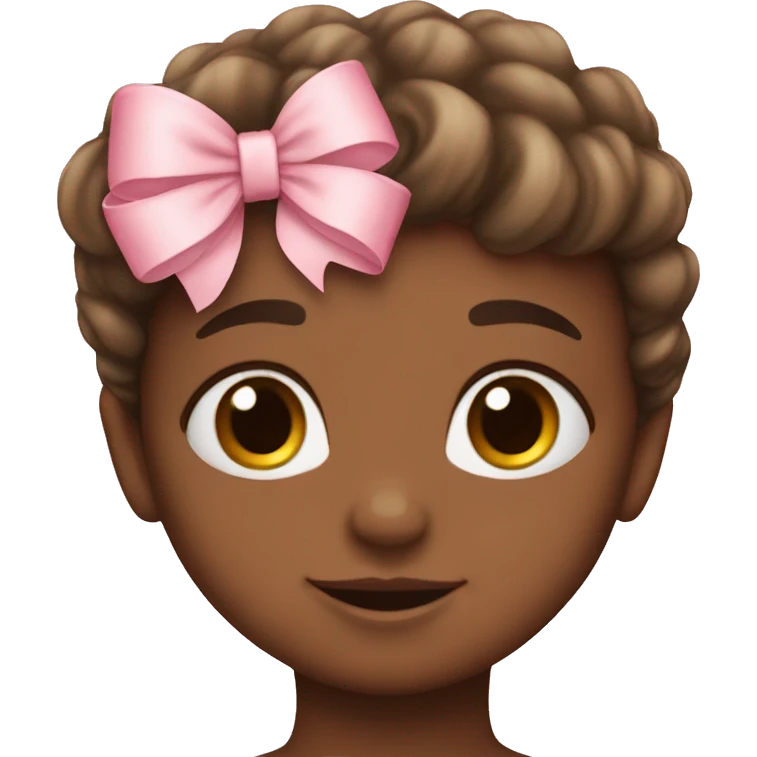 Baby pink bow emoji