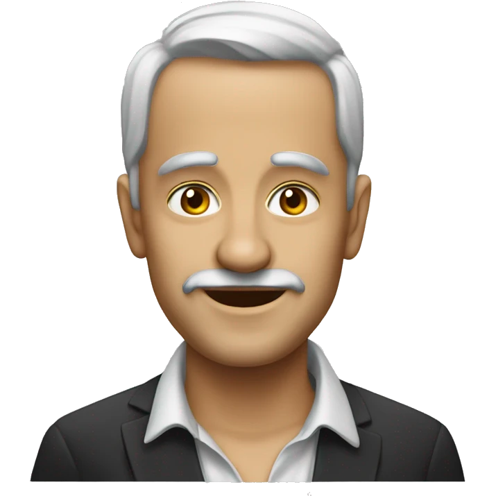 simitçi ama kravat takıyor emoji