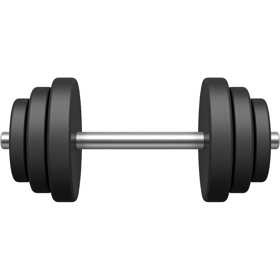 Minimalist line art, thin elegant outline of a [объект эмодзи, например: barbell, kettlebell], CrossFit style, premium Telegram emoji, transparent background, subtle and not flashy, black and white, clean. emoji